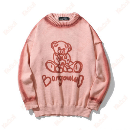 pink sweater